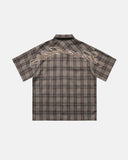 Plaid Script Embroidered Shirt | Inflation Streetwear INFLATION