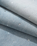Shiny Rhinestone Wavy Baggy Jeans I Inflation Streetwear INFLATION