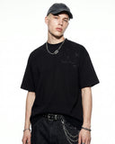 Dove Embroidered Mock Neck T-Shirt | Inflation Streetwear INFLATION