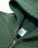 Green Monkey Wash Zip Up Hoodies | Inflation Streetwear INFLATION