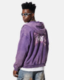 Ghost Acid Wash Zip Up Hoodies | Inflation Streetwear