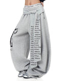 Graphic Printing Baggy Sweatpants | Inflation Streetwear INFLATION