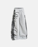 Script Stripe Baggy Sweatpants| Inflation Streetwear INFLATION