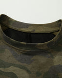Lace Patchwork Camo Raglan Tees | Inflation Streetwear INFLATION
