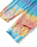 Spiral Tie-Dye Wool Blend Long Sleeve T-Shirt | Inflation Streetwear