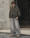Camouflage Zip Up Jacket | Inflation Streetwear INFLATION