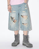 Distressed Longline Jorts | Inflation Streetwear INFLATION