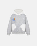 Snowflake Embroidered Boxy Hoodie | Inflation Streetwear
