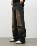Vintage Ripped Baggy Jeans | Inflation Streetwear INFLATION