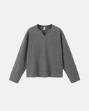 V-neck Long Sleeve Waffle Tees | Inflation Streetwear INFLATION