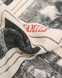 Retro Camo Sleeve Graphic Waffle T-Shirt | Inflation Streetwear