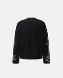 Script Sleeve Graphic Waffle T-Shirt | Inflation Streetwear