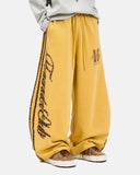 Leopard Stripe Graphic Barrel Sweatpants | Inflation Streetwear