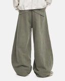 Washed Cotton Barrel Cargo Pants | Inflation Streetwear