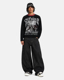 Gothic Graphic Studded Waffle T-Shirt | Inflation Streetwear