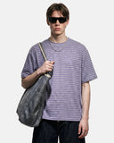 Soft Stripe Relaxed Crop Tee | Inflation Streetwear INFLATION