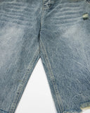 Leopard Patch Denim Jorts | Inflation Streetwear INFLATION