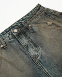 Dirty Ripped Barrel Jeans | Inflation Streetwear INFLATION