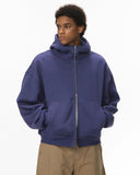 High Collar Fleece Double Zip-Up Hoodies | Inflation Streetwear INFLATION