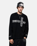 Leopard Cross Graphic Waffle T-Shirt | Inflation Streetwear