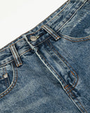 Acid Wash Beaded Studded Flared Baggy Jeans | Inflation Streetwear INFLATION