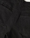 Studded Deconstructed Flared Baggy Jeans | Inflation Streetwear INFLATION