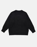 Script Letter Graphic Knit Sweater | Inflation Streetwear