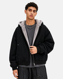 Cleanfit Faux Fur Lined Hooded Padded Jacket | Inflation Streetwear