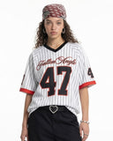 Pinstripe Number Mesh Jersey | Inflation Streetwear INFLATION