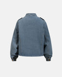 Napoleon-Inspired Washed Denim Jacket | Inflation Streetwear