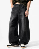 Vintage Washed Rhinestone Barrel Jeans | Inflation Streetwear INFLATION