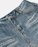 Whisker Wash Bamboo Weave Jeans | Inflation Streetwear