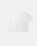 White Logo Boxy Tees | Inflation Streetwear INFLATION
