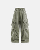 Baggy Cargo Pants with Multiple Pockets | Inflation Streetwear INFLATION