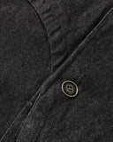 Cropped Asymmetric Button Denim Jacket | Inflation Streetwear INFLATION