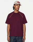Contrast Color Stiching Stretch T-shirt | Inflation Streetwear