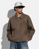 Embroidered Boxy Workwear Jacket | Inflation Streetwear