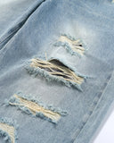 Vintage Wash Distressed Baggy Jeans | Inflation Streetwear INFLATION