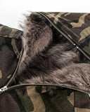 Camo Faux Fur Lined Bomber Jacket | Inflation Streetwear INFLATION