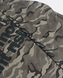 Camo Slogan Graphic Waffle T-Shirt | Inflation Streetwear