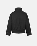 Suede Faux Fur Padded Jacket | Inflation Streetwear