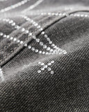 Star Graphic Rhinestone Barrel Baggy Jeans | Inflation Streetewear INFLATION