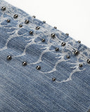 Studded Bamboo Weave Jorts | Inflation Streetwear INFLATION