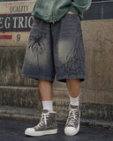 Spider Straight Leg Jorts | Inflation Streetwear INFLATION