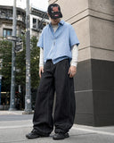 INFLATION Raw Color Barrel Baggy Jeans INFLATION