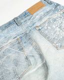 Rhinestone Lightning Baggy Barrel Jeans | Inflation Streetwear INFLATION