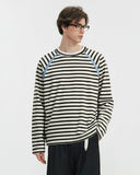 Patchwork Striped Long Sleeve Tees | Inflation Streetwear INFLATION