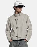 Metal Clasp Boxy Workwear Jacket | Inflation Streetwear