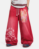 Airbrush Graphic Barrel Sweatpants | Inflation Streetwear