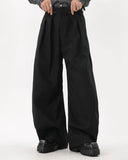 Black Striped Barrel Suit Pant | INFLATION Streetwear INFLATION